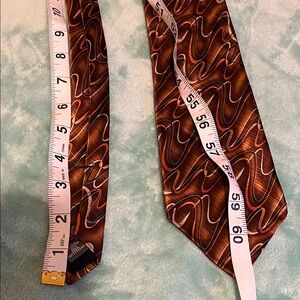 Arrow Classic Brown and Orange Patterned Tie